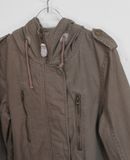  11.05.23 - VTG DENIM MILITARY PARKA JACKET - HUDSON 