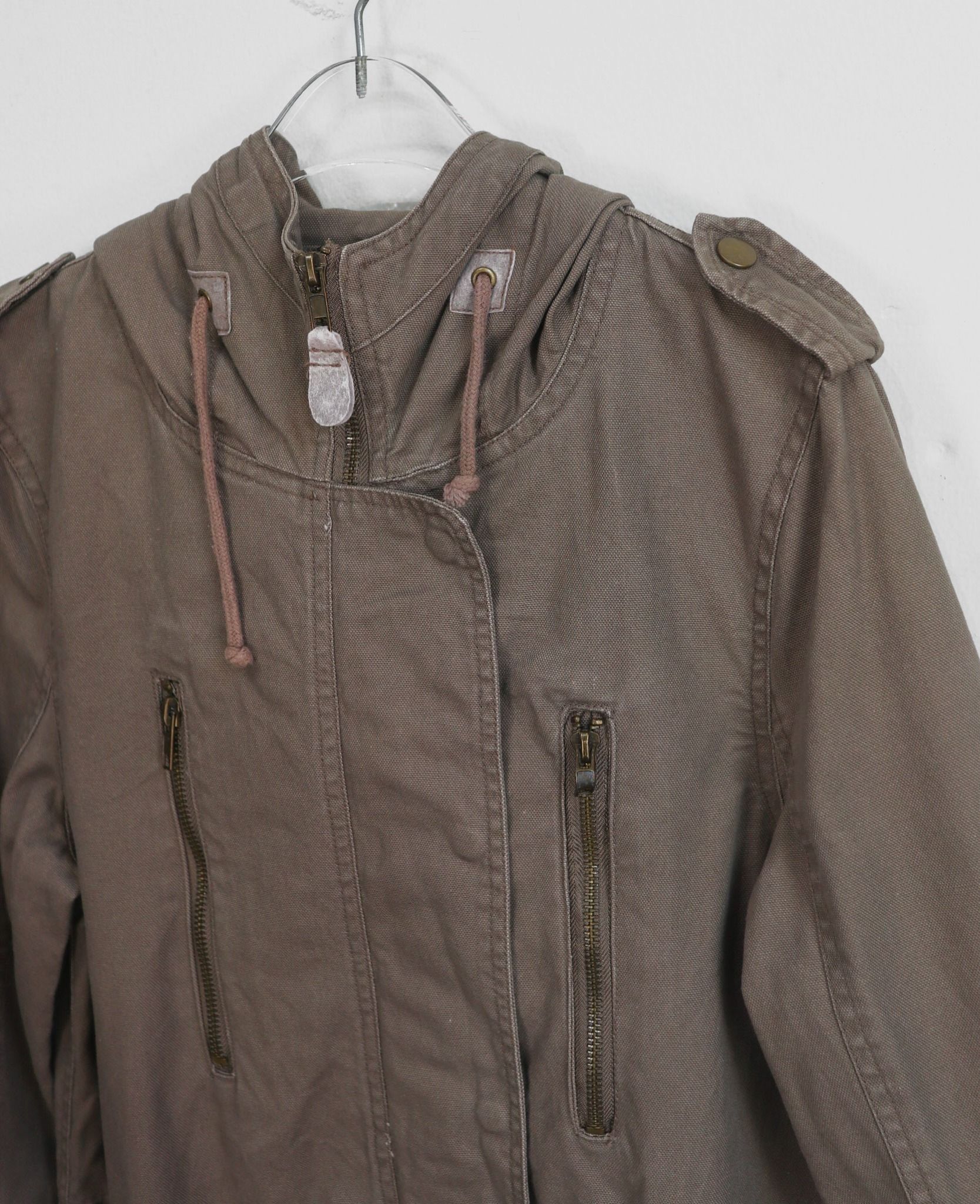  11.05.23 - VTG DENIM MILITARY PARKA JACKET - HUDSON 