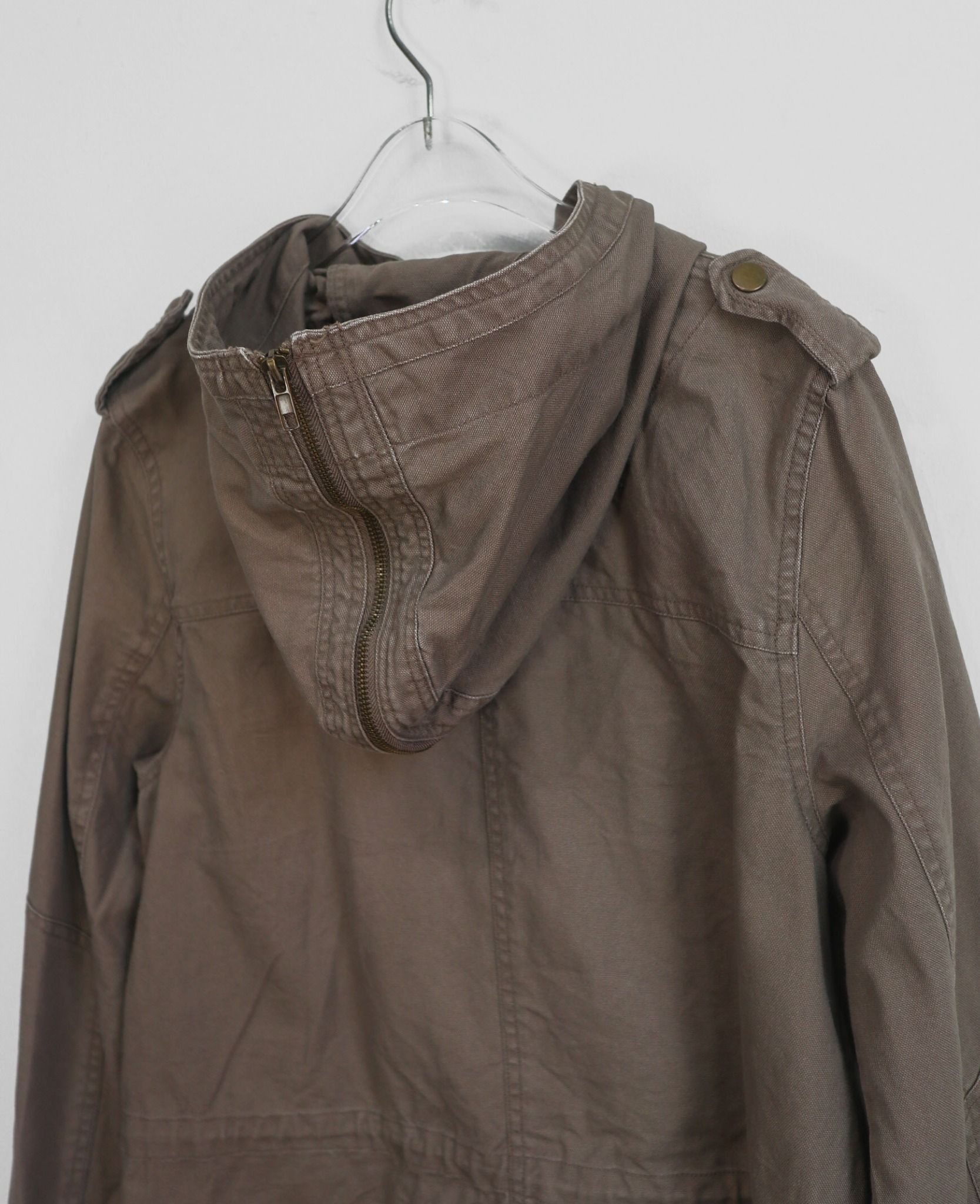  11.05.23 - VTG DENIM MILITARY PARKA JACKET - HUDSON 