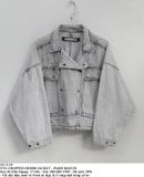  10.13.24 - VTG CROPPED DENIM JACKET - PARIS MATCH 