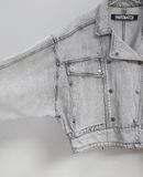 10.13.24 - VTG CROPPED DENIM JACKET - PARIS MATCH 