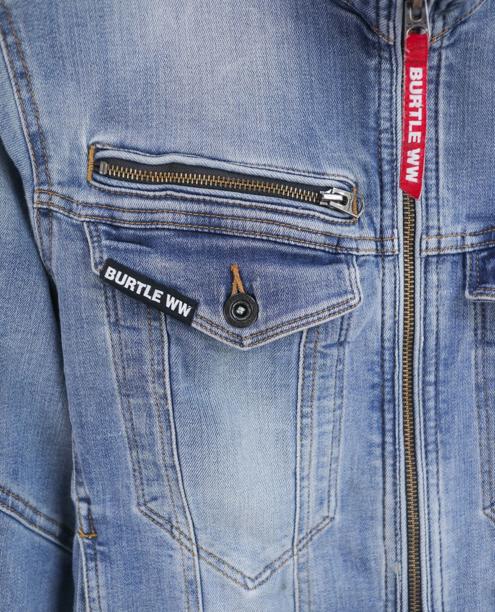  06.25.23 - VTG DENIM WORK JACKET - BURTLE 