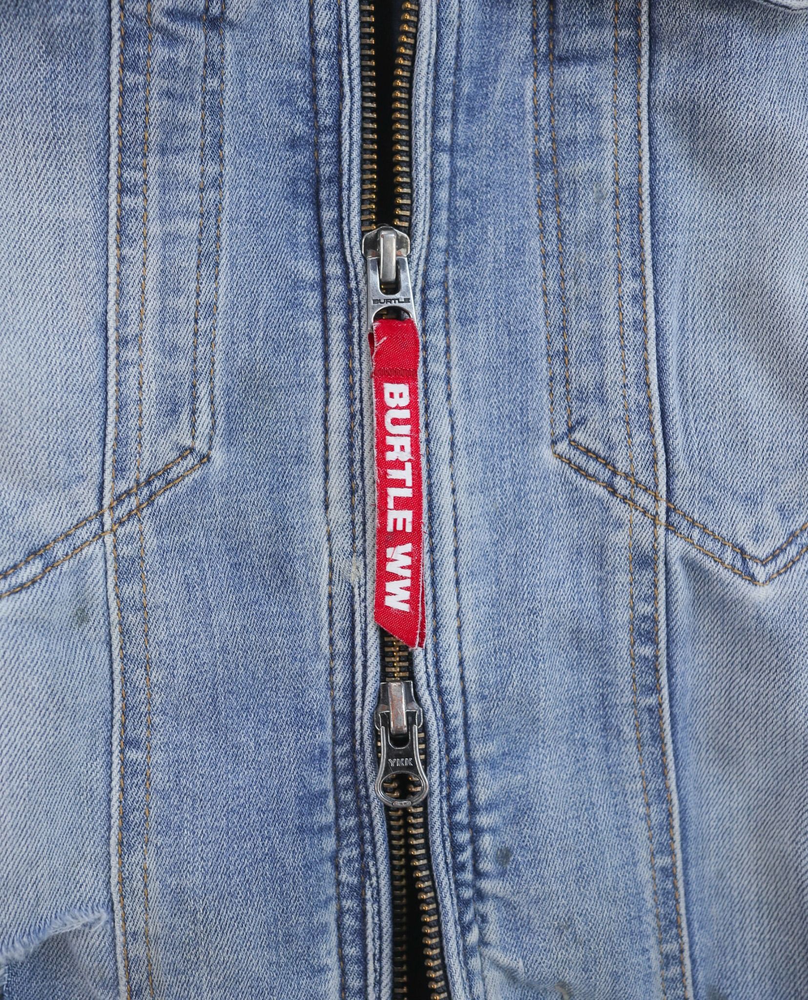  06.25.23 - VTG DENIM WORK JACKET - BURTLE 