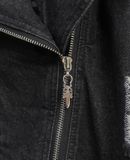  10.13.24 - VTG DENIM BIKER VEST JACKET - XL - YS 