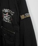  11.22.23 - VTG NYLON BASEBALL JACKET - BASIC RIDER'S STYLE 90s 