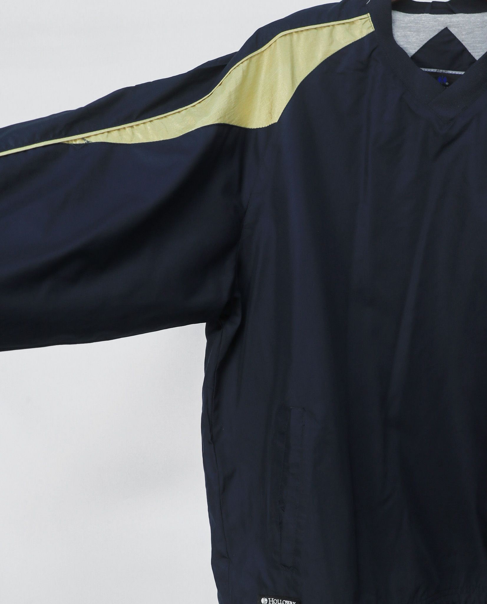  05.18.23 - VTG PULLOVER BASEBALL JACKET - HOLLOWAY 