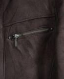  11.22.23 - VTG SHEARLING LINED SUEDE MOTOR JACKET - OPEN DICH 
