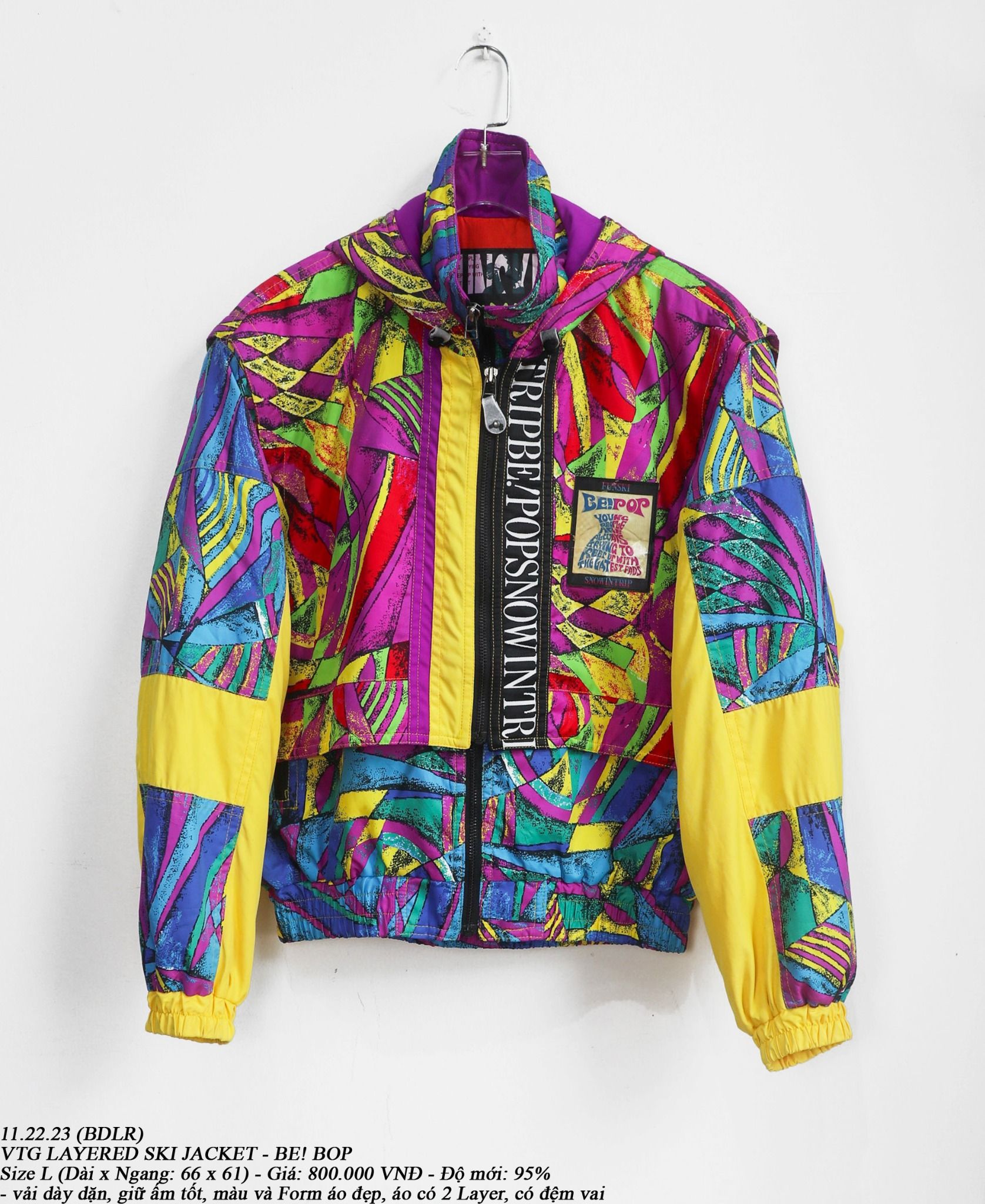  11.22.23 - VTG LAYERED SKI JACKET - BE! BOP 