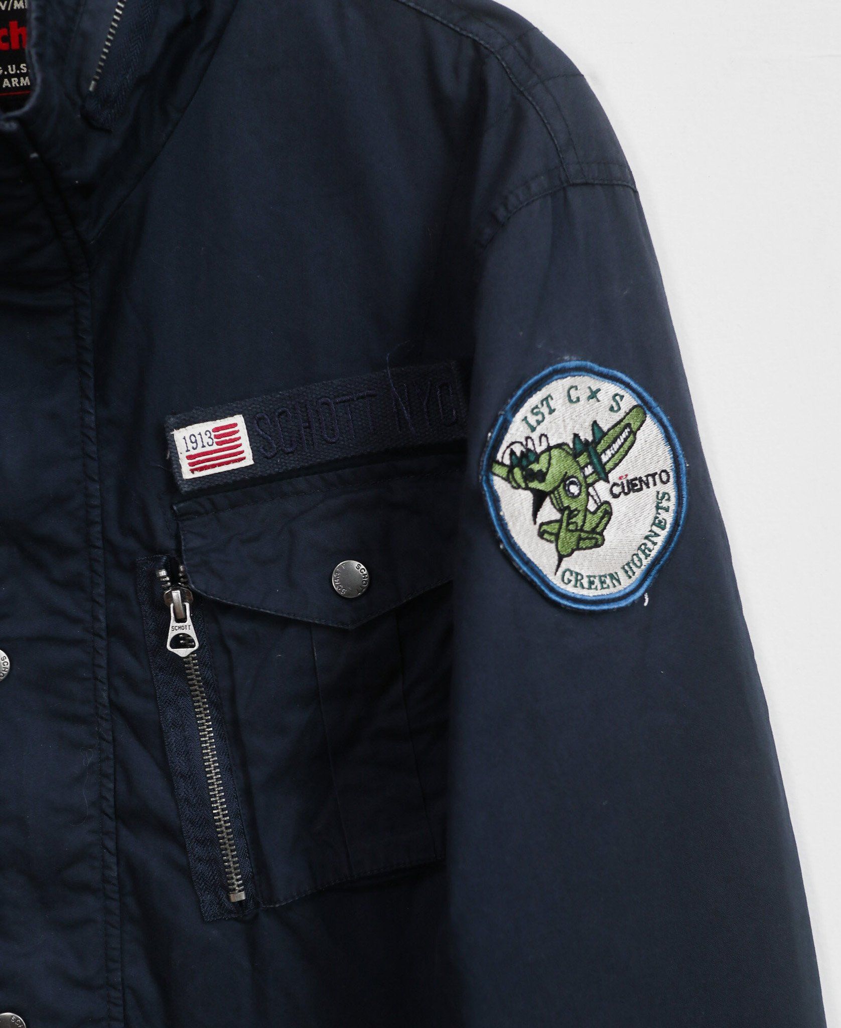  11.22.23 - VTG MILITARY FIELD JACKET - SCHOTT NYC x CUENTO 1st COLLABORATION 