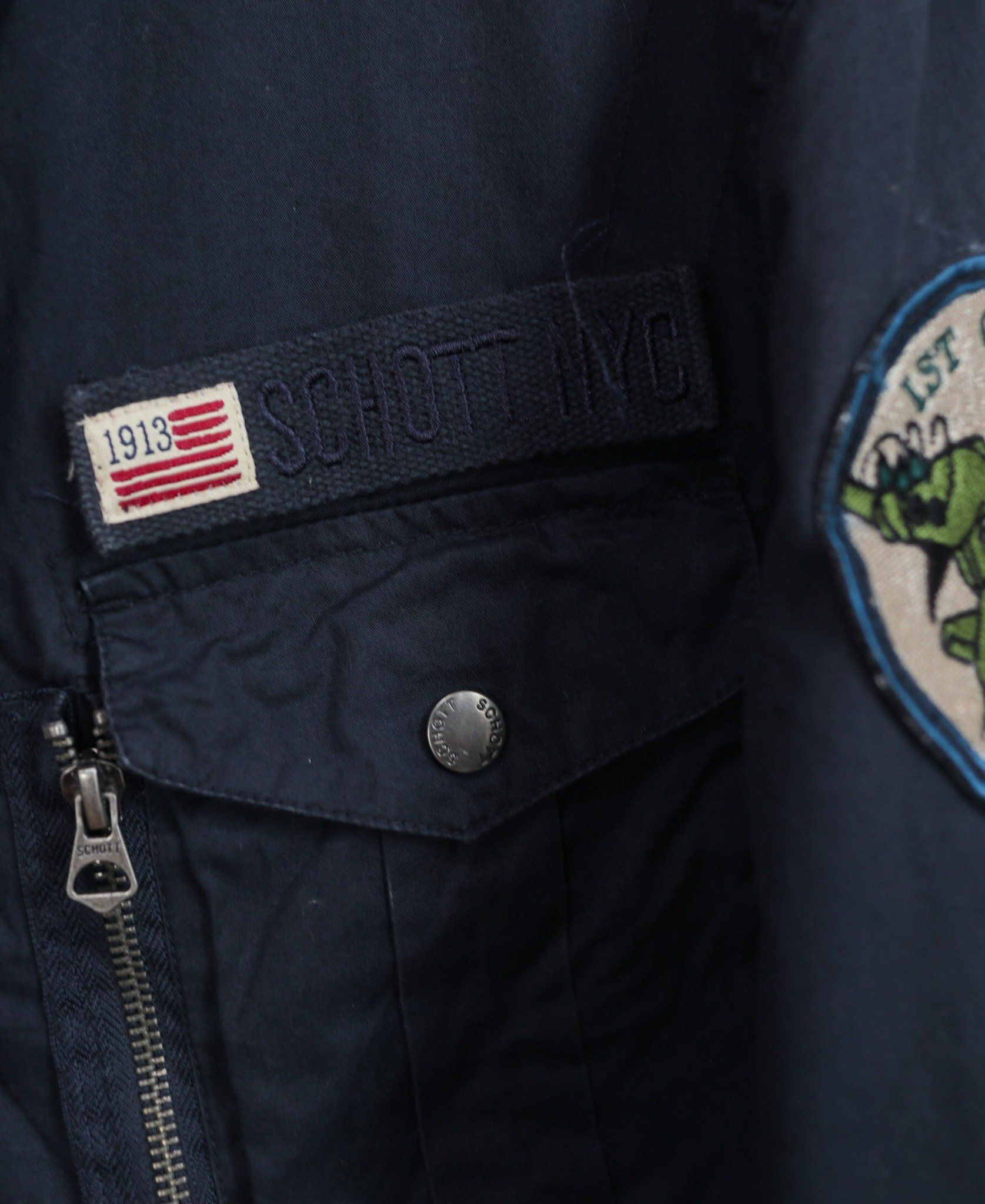  11.22.23 - VTG MILITARY FIELD JACKET - SCHOTT NYC x CUENTO 1st COLLABORATION 