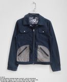  11.28.23 - VTG CROPPED DENIM WORK JACKET - REYN SPOONER 