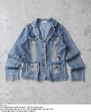  03.31.24 - VTG DENIM BLAZER JACKET - BETTY BOOP 2003 