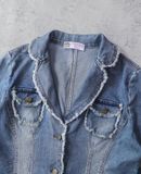 03.31.24 - VTG DENIM BLAZER JACKET - BETTY BOOP 2003 