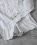  03.31.24 - VTG DENIM BLOUSON SKIRT JACKET - MCCT by INOCENTE 