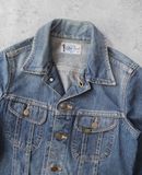  03.31.24 - VTG CROPPED DENIM TRUCKER JACKET - LADY LEE RIDERS x NATURAL BEAUTY BASIC 