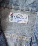  03.31.24 - VTG CROPPED DENIM TRUCKER JACKET - LADY LEE RIDERS x NATURAL BEAUTY BASIC 