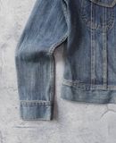  03.31.24 - VTG CROPPED DENIM TRUCKER JACKET - LADY LEE RIDERS x NATURAL BEAUTY BASIC 