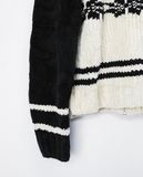  11.12.22 - VTG KNIT VARSITY JACKET - CANADIAN STYLE 