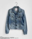  11.28.23 - VTG CROPPED DENIM JACKET - LEE DISCOAT 