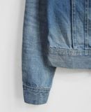  11.28.23 - VTG CROPPED DENIM JACKET - LEE DISCOAT 