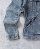  03.31.24 - VTG CROPPED DENIM RACER JACKET 