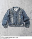  03.31.24 - VTG CROPPED DENIM TRUCKER JACKET - MAGIC SQUARE 
