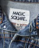  03.31.24 - VTG CROPPED DENIM TRUCKER JACKET - MAGIC SQUARE 