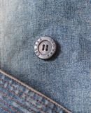  03.31.24 - VTG DENIM PEACOAT JACKET - CHU XXX 