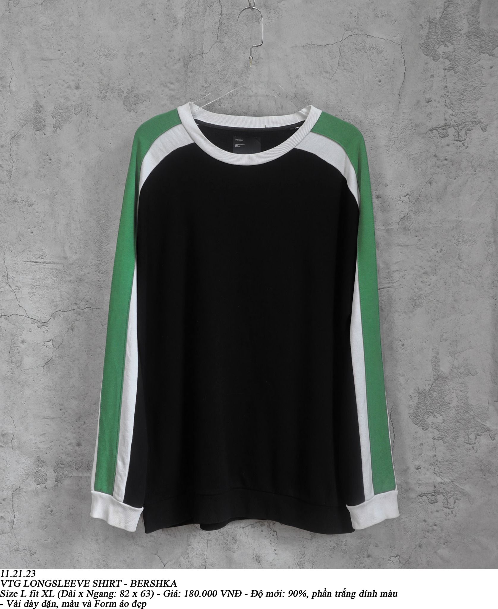  11.21.23 - VTG LONGSLEEVE SHIRT - BERSHKA 