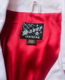  03.31.24 - VTG CROPPED DENIM BIKER JACKET - SABOY CLOTHING 