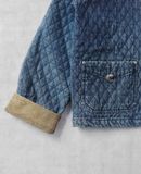  04.28.24 - VTG QUILTED DENIM JACKET - BACCINI 