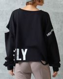  10.18.22 - VTG CROPPED LONGSLEEVE SHIRT - ANAP 