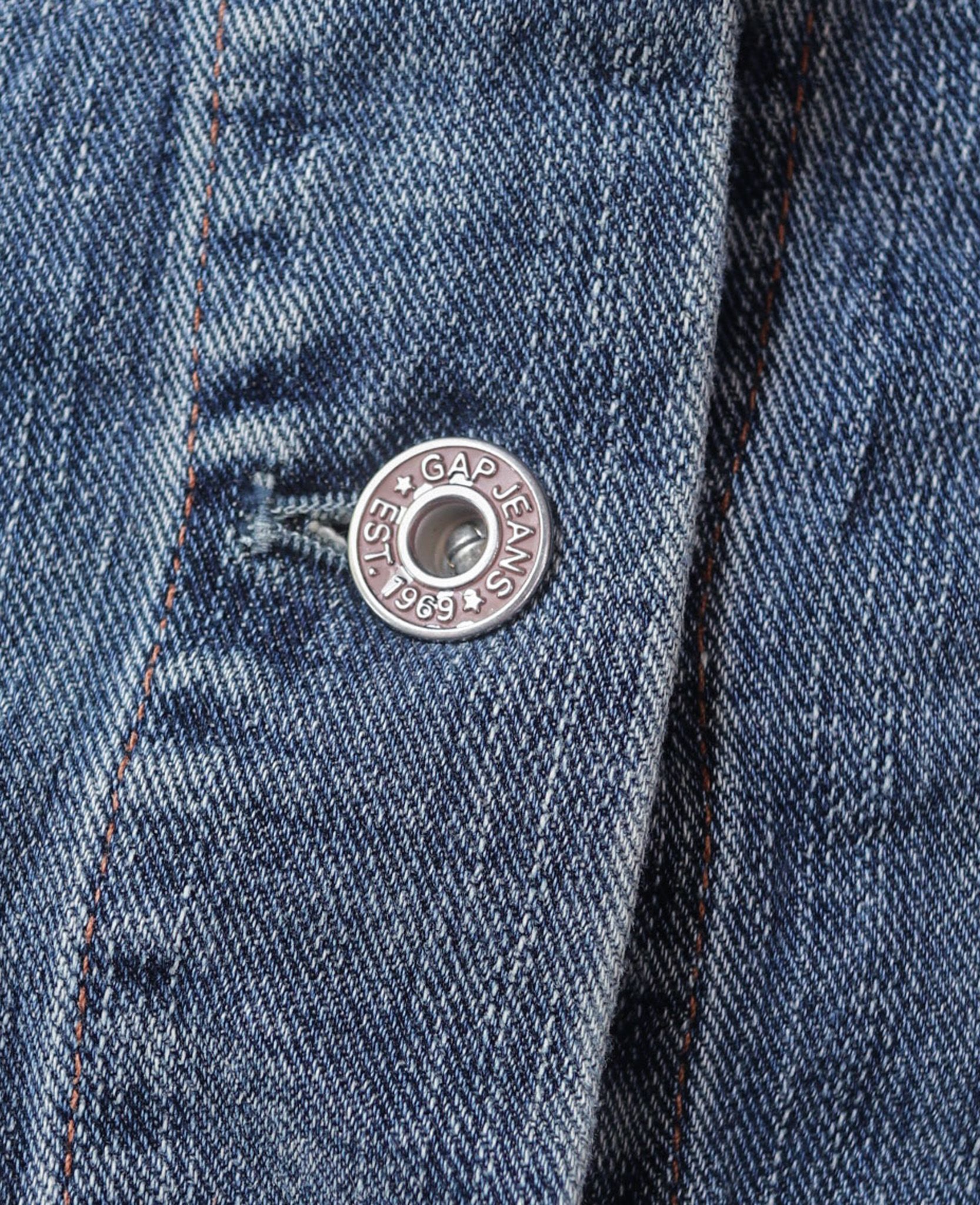  04.28.24 - VTG DENIM VEST JACKET - GAP 