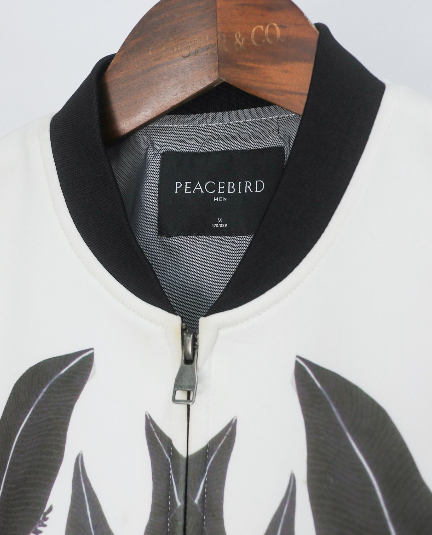  05.13.23 - VTG NEOPRENE BASEBALL JACKET - PEACEBIRD 