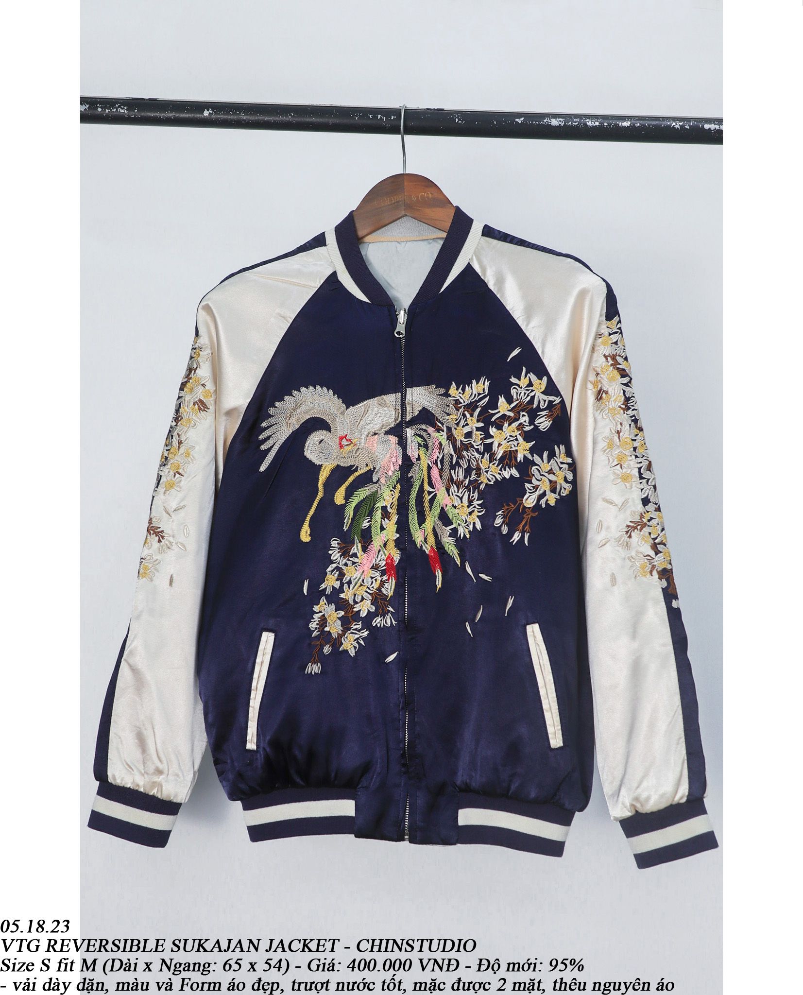  05.18.23 - VTG REVERSIBLE SUKAJAN JACKET - CHINSTUDIO 