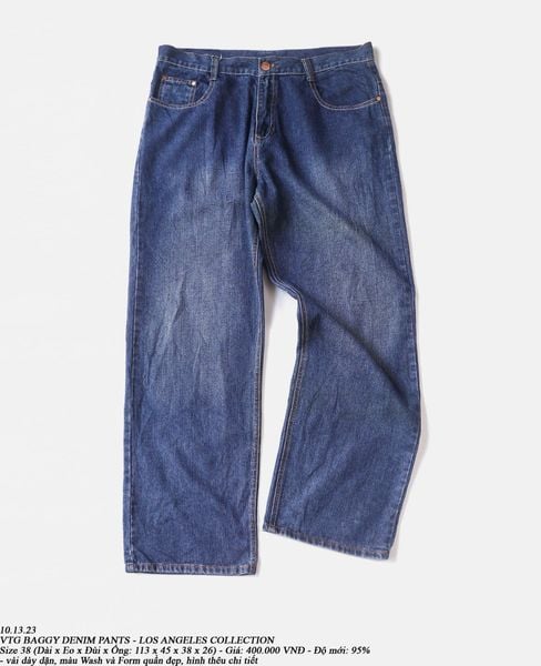  10.13.23 - VTG BAGGY DENIM PANTS - LOS ANGELES COLLECTION 