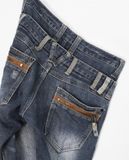  10.27.22 - VTG DOUBLE WAIST DENIM PANTS - STANDARDS OF URBAN CRAFT 