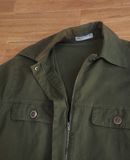  10.20.24 - VTG CROPPED TWILL BLOUSON JACKET - ZARA DENIM 