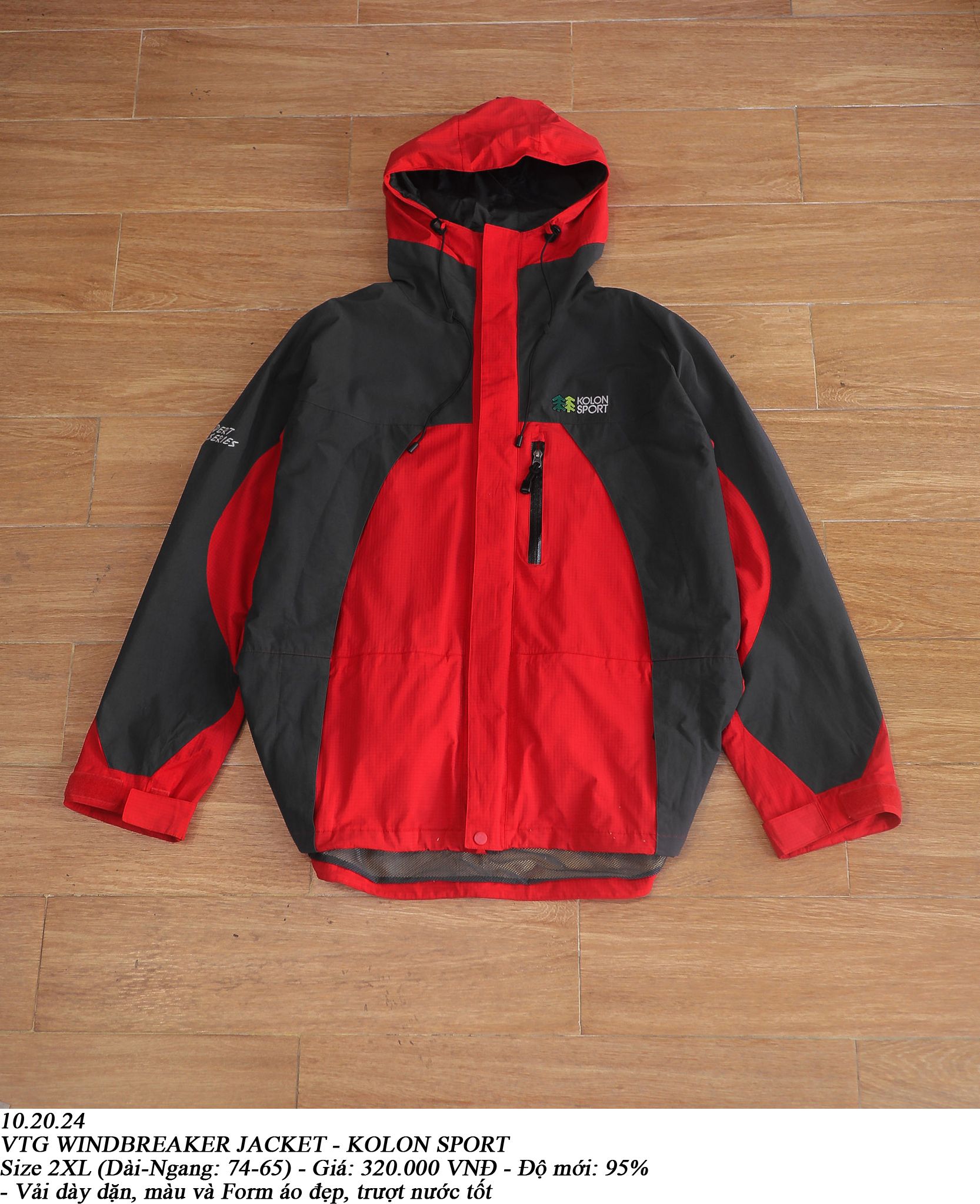  10.20.24 - VTG WINDBREEAKER JACKET - KOLON SPORT 