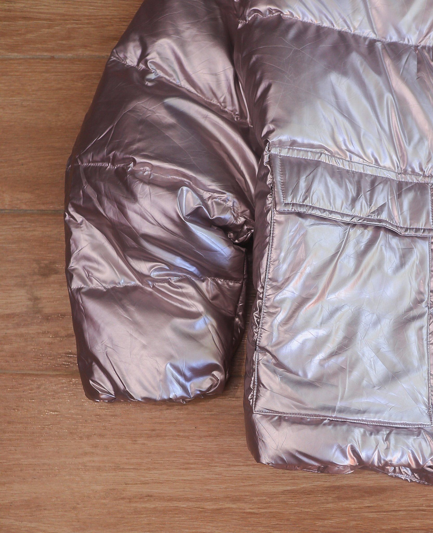  10.20.24 - VTG METALLIC PUFFER JACKET - GAP 