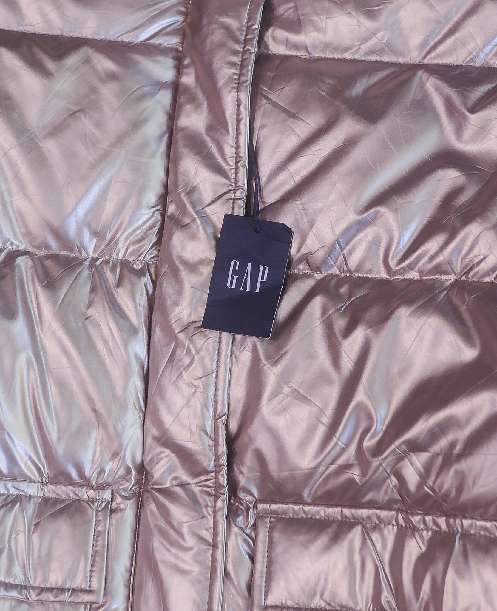  10.20.24 - VTG METALLIC PUFFER JACKET - GAP 