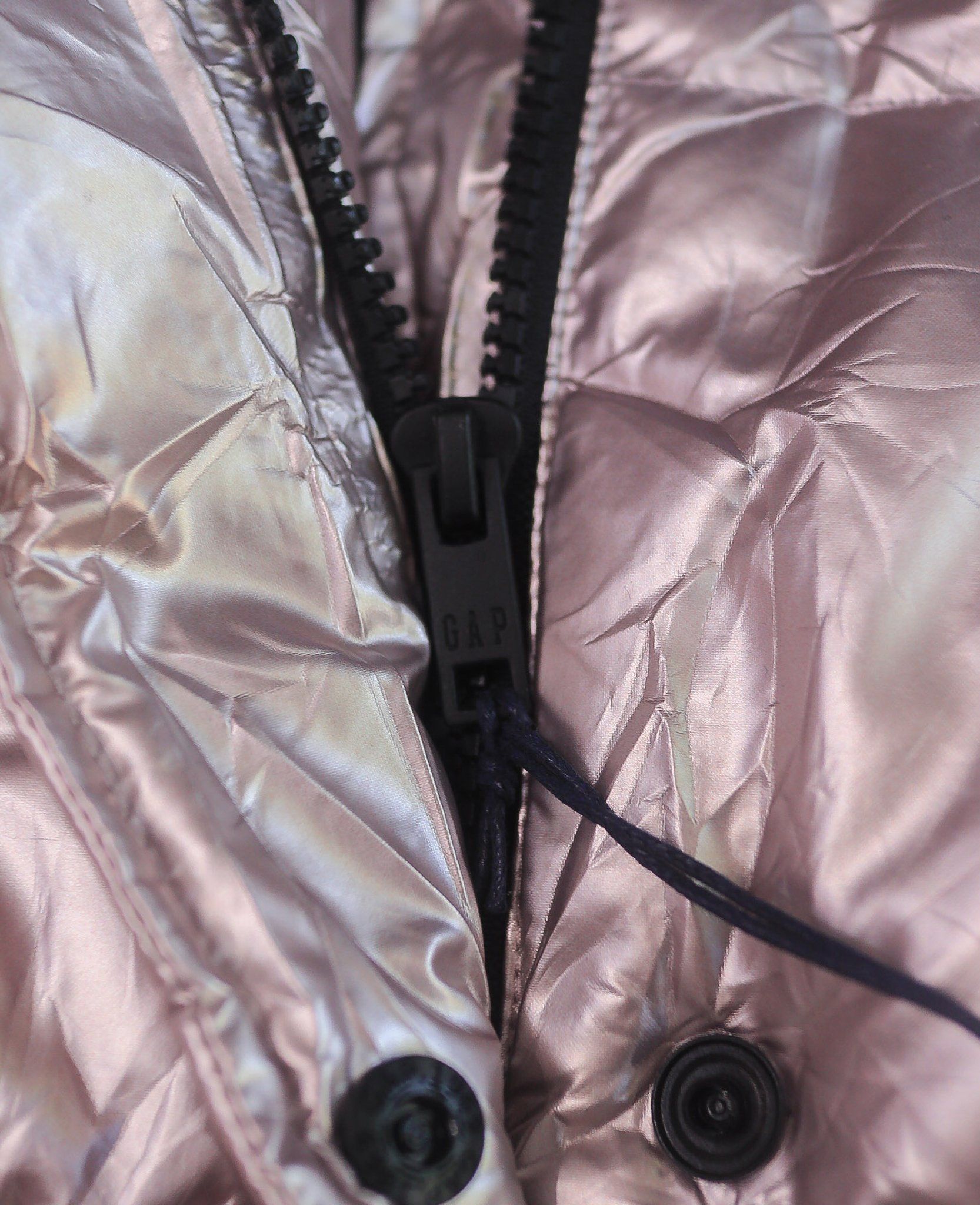  10.20.24 - VTG METALLIC PUFFER JACKET - GAP 
