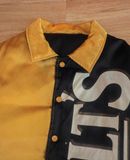  10.20.24 - VTG REVERSIBLE BASEBALL PUFFER JACKET - MALT'S BEER 