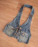  10.21.24 - VTG CROPPED DENIM WAISTCOAT JACKET - GOB 