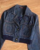  10.21.24 - VTG CROPPED DENIM JACKET - ACTRESS OF BEAUTIFUL 