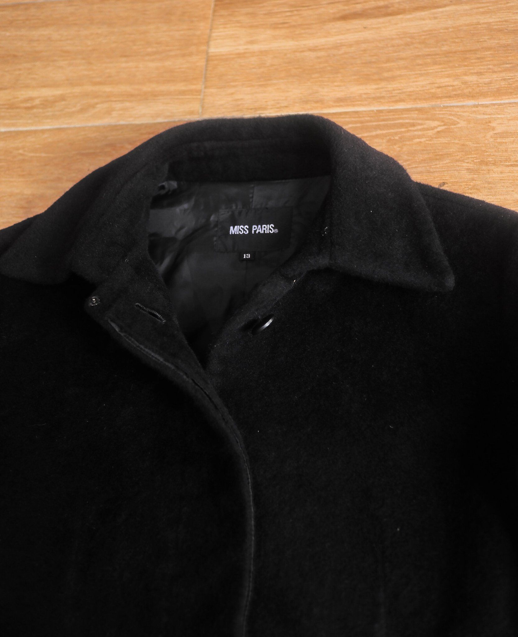  10.21.24 - VTG WOOL BLAZER JACKET - MISS PARIS 