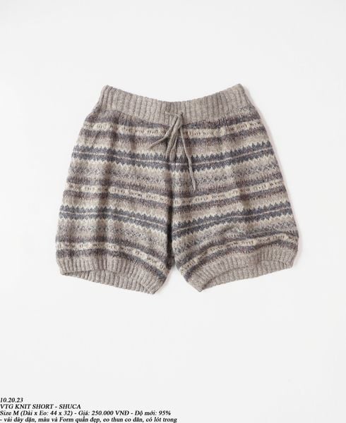  10.20.23 - VTG KNIT SHORT - SHUCA 