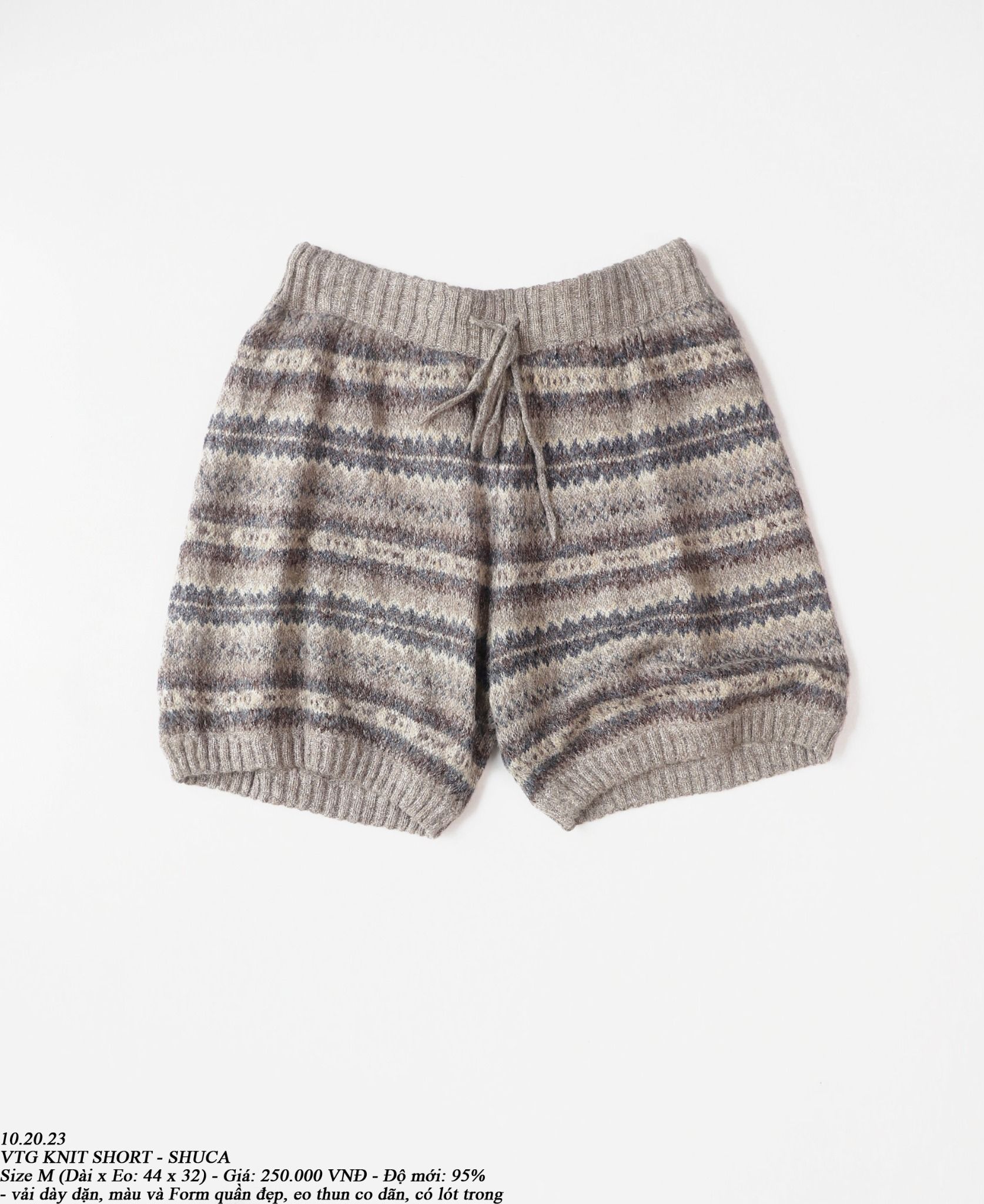  10.20.23 - VTG KNIT SHORT - SHUCA 