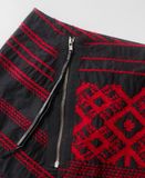  10.20.23 - VTG SILK SKIRT SHORT - RITSUKO SHIRAHAMA 