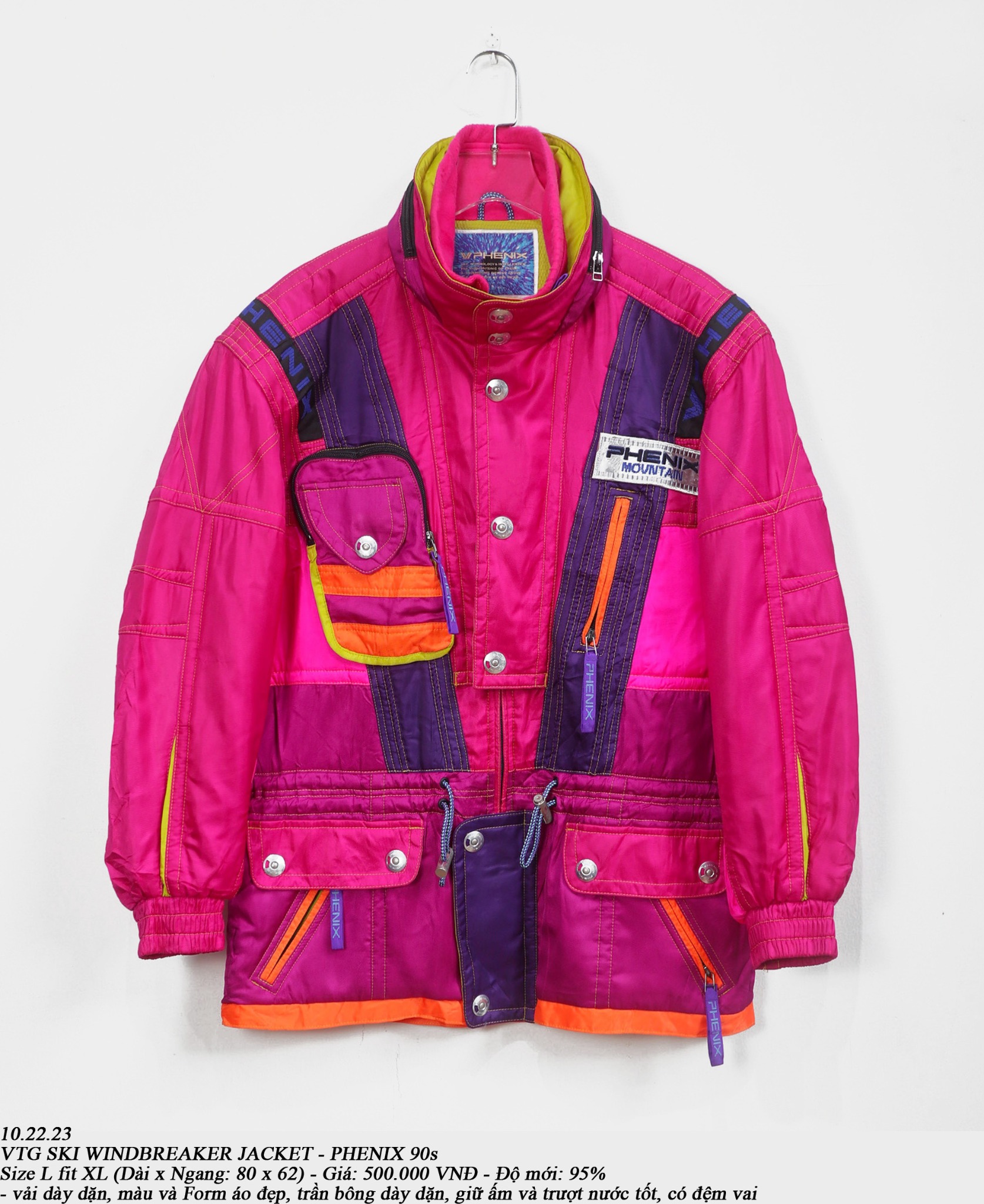 10.22.23 - VTG SKI WINDBREAKER JACKET - PHENIX 90s